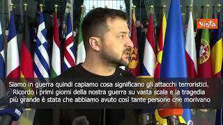 Israele, Zelensky: Capiamo cosa significhi subire attacchi terroristici