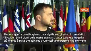 Israele, Zelensky: Capiamo cosa significhi subire attacchi terroristici
