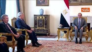 Tajani incontra al Sisi in Egitto, ecco le immagini