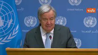 Guterres (Onu): Chiediamo rilascio immediato degli ostaggi israeliani