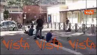 Processo diffamazione Meloni vs Saviano, l'attesa dei giornalisti a piazzale Clodio a Roma