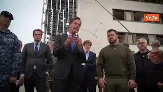 Il Primo Ministro dei Paesi Bassi Rutte in Ucraina, l'incontro con Zelensky