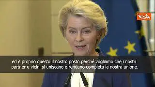 Von der Leyen: Albania sulla buona strada per ingresso nell'Ue