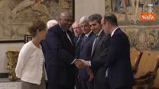 Mattarella incontra il Re del Lesotho, le immagini