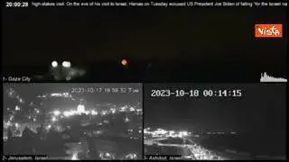 Bombardato ospedale Gaza, centinaia i morti. Portavoce Netanyahu: "Razzo di Hamas"