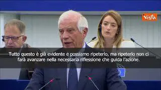 Borrell: Condanniamo attacchi terroristici a Israele, ma anche morti civili di Gaza