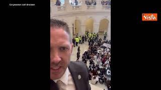 Manifestanti ebraici entrano in Campidoglio a Washington per chiedere cessate il fuoco in Israele