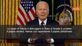 Biden: Hamas e Putin vogliono distruggere le democrazie