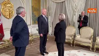 Tajani, Calderone e Lollobrigida in Tunisia incontrano il Presidente della Repubblica
