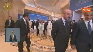 Meloni al Cairo per il summit internazionale per la pace