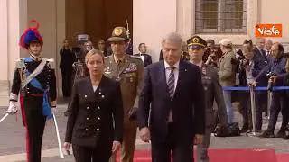 Meloni riceve il Presidente della Repubblica di Finlandia