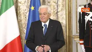 Mattarella: Il mondo è cambiato in peggio