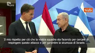 SOTTOTITOLI Rutte in Israele: Orribile quanto accaduto