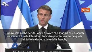 Macron propone che la coalizione anti-Stato islamico combatta Hamas
