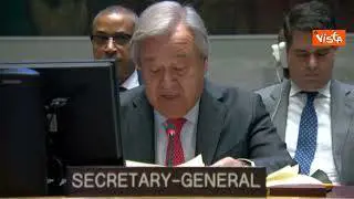 Guterres (Onu): Gli attacchi di Hamas non sono avvenuti dal nulla