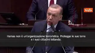 Erdogan: Hamas non è un'organizzazione terroristica