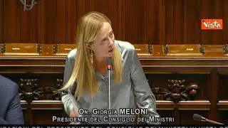 Meloni: E' un anno che governo, ne farò altri quattro e poi chiediamo a cittadini