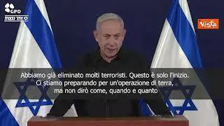 Netanyahu: Ci prepariamo per l’invasione di terra a Gaza