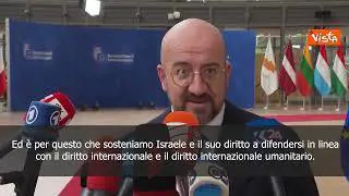 Michel: Condanniamo Hamas, Israele ha diritto a difendersi