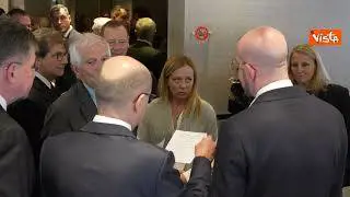 Consiglio Ue, Meloni incontra Scholz e Macron per un trilaterale sul Kosovo