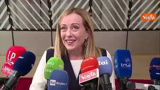 Meloni: Nessun problema con Mediaset. E con Salvini e Tajani ci divertiamo a leggere rassegna stampa