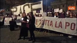 Israele - Hamas, ecco le immagini della manifestazione per la pace a Roma