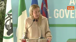 Meloni ad Acqualagna ricorda Mattei: "Vide opportunità nelle crisi"
