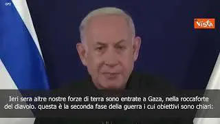 SOTTOTITOLI Netanyahu: Nostro esercito a Gaza per distruggere Hamas