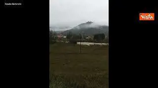 Maltempo in Emilia, esonda il torrente Sporzana