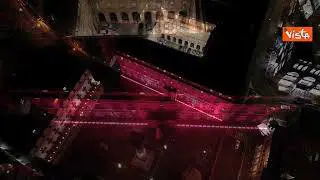 Palazzo Chigi si illumina di rosa per prevenzione tumori al seno