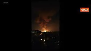 Bombardamenti nella regione di Donetsk, le immagini