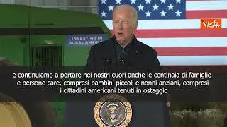 Israele, Biden: Perdita di ogni vita innocente è una tragedia