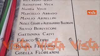 Da oggi il nome di Silvio Berlusconi al Famedio del Cimitero Monumentale di Milano
