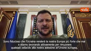 Zelensky: Sono fiducioso che tra i nostri partner prevarrà l'unità, non l'isolamento