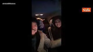 Amina Milo è libera, prosciolta dalle accuse. Eccola in auto con il suo legale