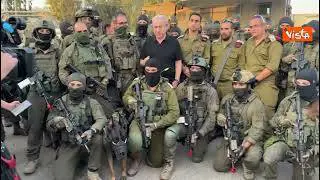 Netanyahu in mimetica fra le truppe: Siamo nella periferia di Gaza City
