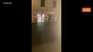 Ponsacco sommersa dall'acqua, ecco le immagini