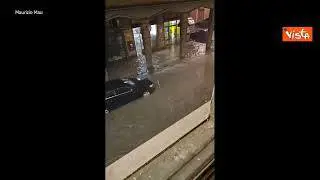 Maltempo, ecco Pontedera allagata