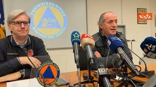 Maltempo, Zaia: Sono state ore di apprensione e lo sono ancora