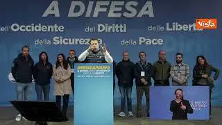 Medio Oriente, Salvini: "Obiettivo finale non può essere che due popoli, due Stati"