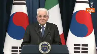 Corea del Sud-Italia, Mattarella a Yoon: "Cooperazione agevolata da rispetto di valori comuni"