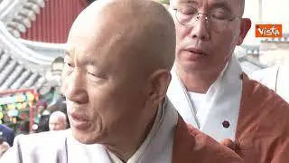 Mattarella visita il Tempio Haeinsa a Daegu in Corea