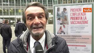 Fontana: "I cittadini lombardi dovranno vaccinarsi contro influenza e Covid"
