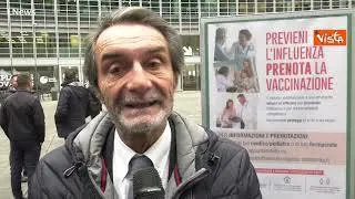 Fontana: "I cittadini lombardi dovranno vaccinarsi contro influenza e Covid"