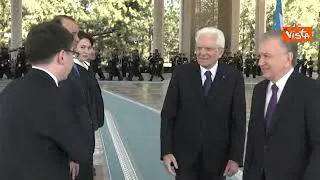 Mattarella incontra il presidente uzbeko Mirziyoyev a Tashkent