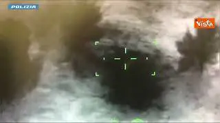 Leone scappa da circo a Ladispoli, le immagini dall'alto girate dall'elicottero della Polizia