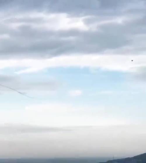 Il sistema Iron Dome intercetta i missili lanciata dagli Hezbollah