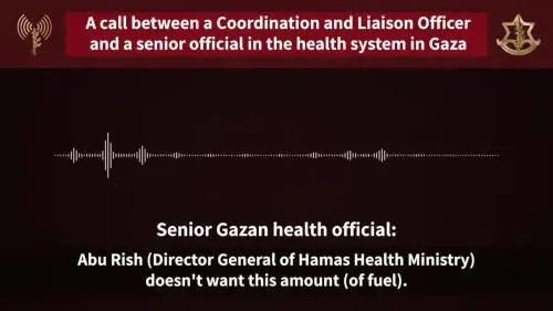 "Non vuole il carburante". Un funzionario dell'ospedale Al-Shifa smaschera Hamas