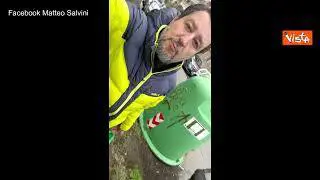 Salvini e la spesa della domenica a Roma: "Tra cacche di cane e immondizia in giro"