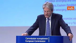 Gentiloni: Nella zona euro crescita del Pil nel 2023 allo 0,6%